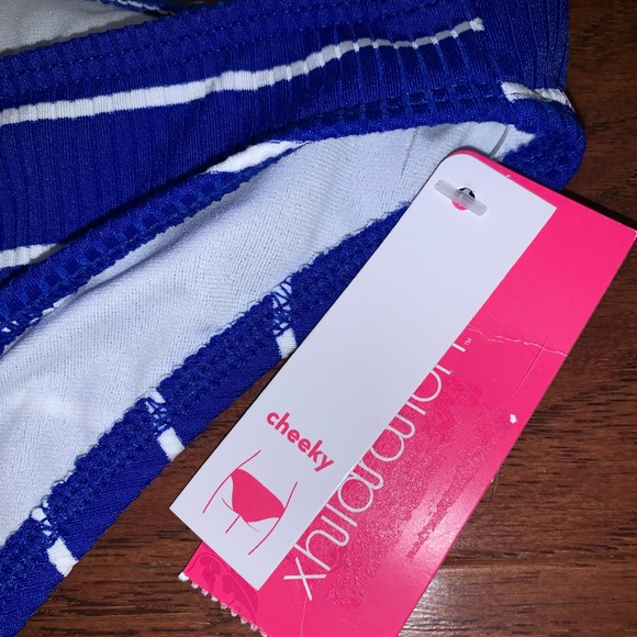 Stripe cheeky bikini bottom - Picture 3 of 4